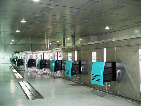 Anhui Tongfeng electronic capacitor film production line, 1,000-level purification workshop